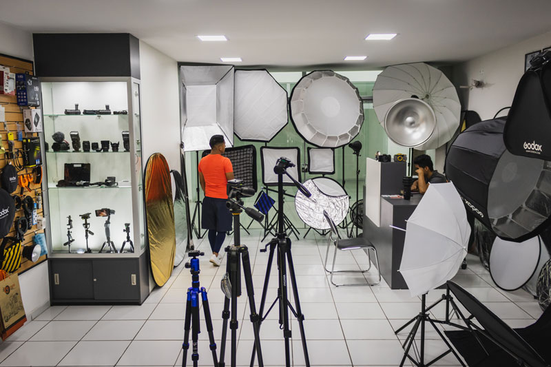 Vista panorámica de la tienda